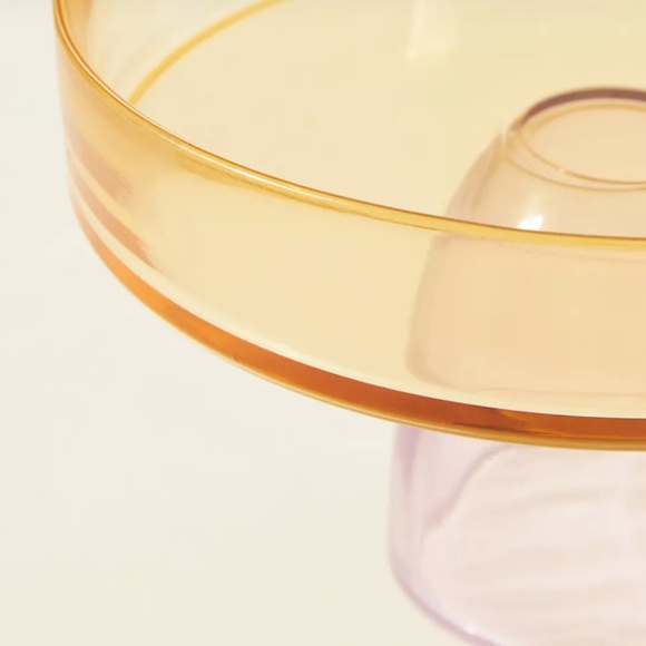 Anthropologie "Carmella Cake Stand in Pink and Yellow" NWT - Picture 3 of 3